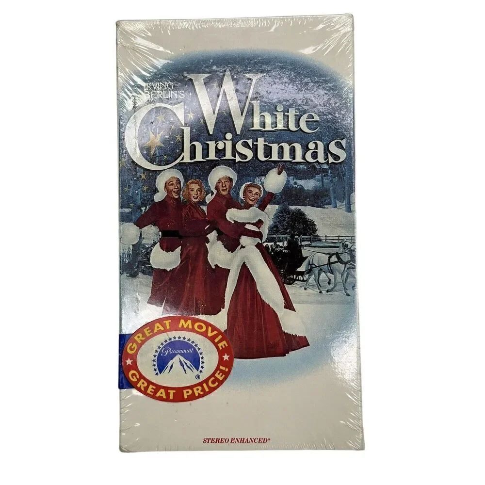White Christmas 1954 (VHS), Irving Berlin’s VHS Bing Crosby Paramount Pictures